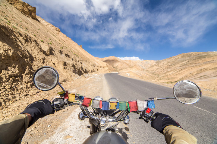 Exploring Ladakh on a motorcycles